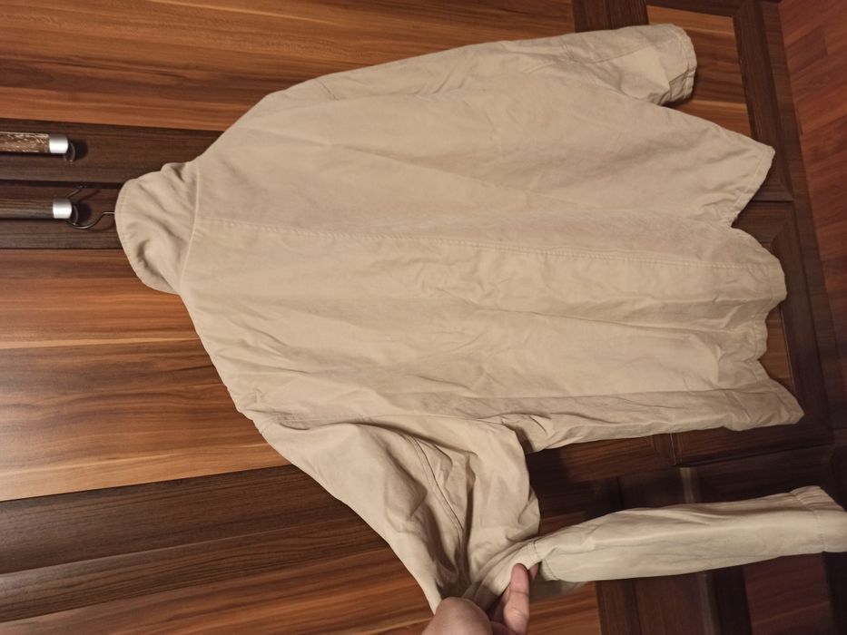 Geaca de primavara marime 54 XXL, subtire, bej captuseala detasabila