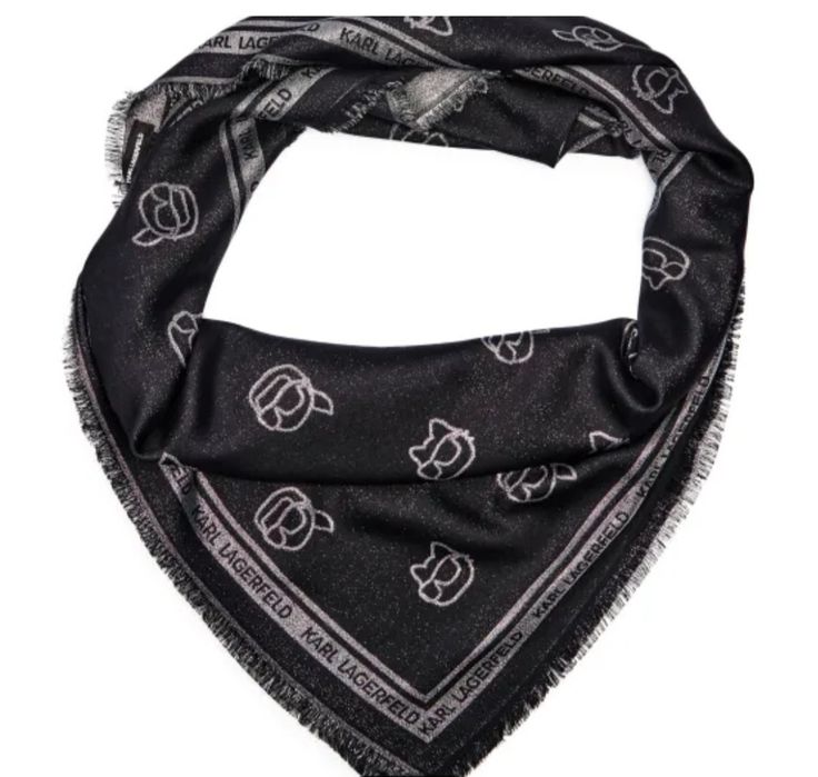 Eșarfă Karl Lagerfeld K/Ikonik 2.0 – nouă, mătase