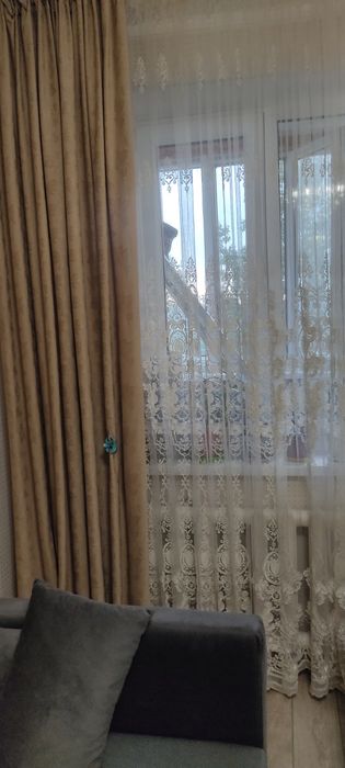 Продам тюль с со шторами.