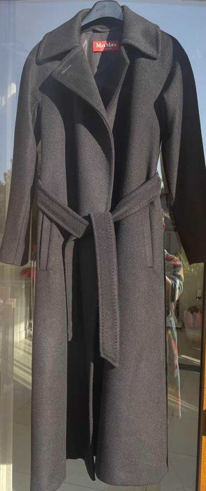 Palton negru in lana, Max Mara Studio
