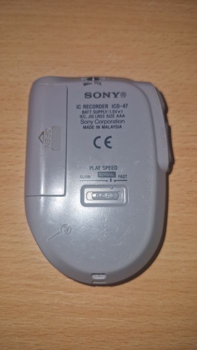 Sony ICD-47, Reportofon din anii 90'