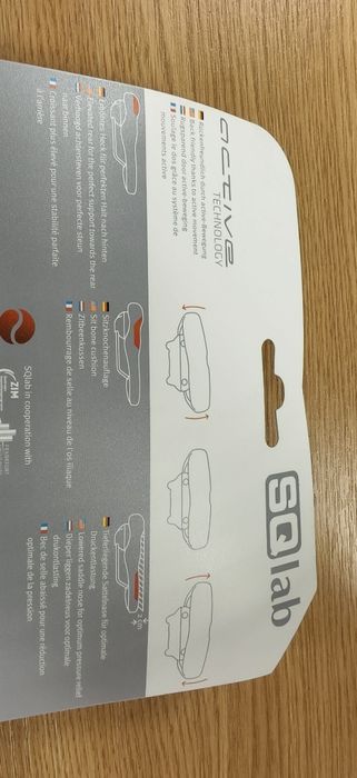 НОВА Седалка SQlab 602 Ergolux Active Trekking black 16см