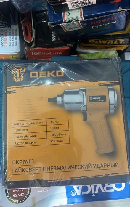 Аккумуляторные пневмотические гайкаверты