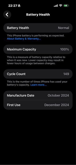 Iphone 16 Pro Max black 256