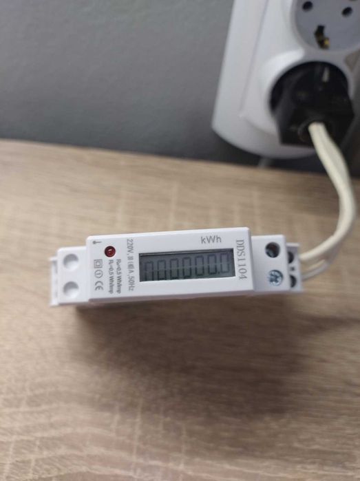 Контролен електромер за DIN шина 18мм | 40A Монофазен