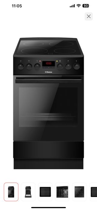 Продам электрическую плиту Hansa, БУ