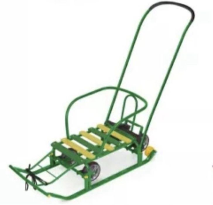 Продам санки с выдвижными колесами