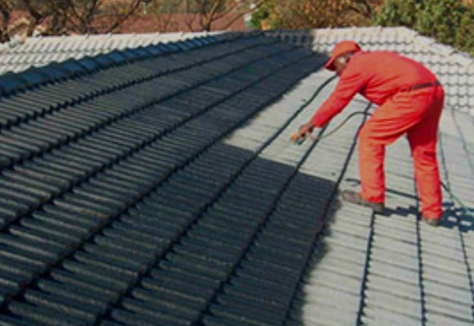 Объемная покраска зданий крыш.