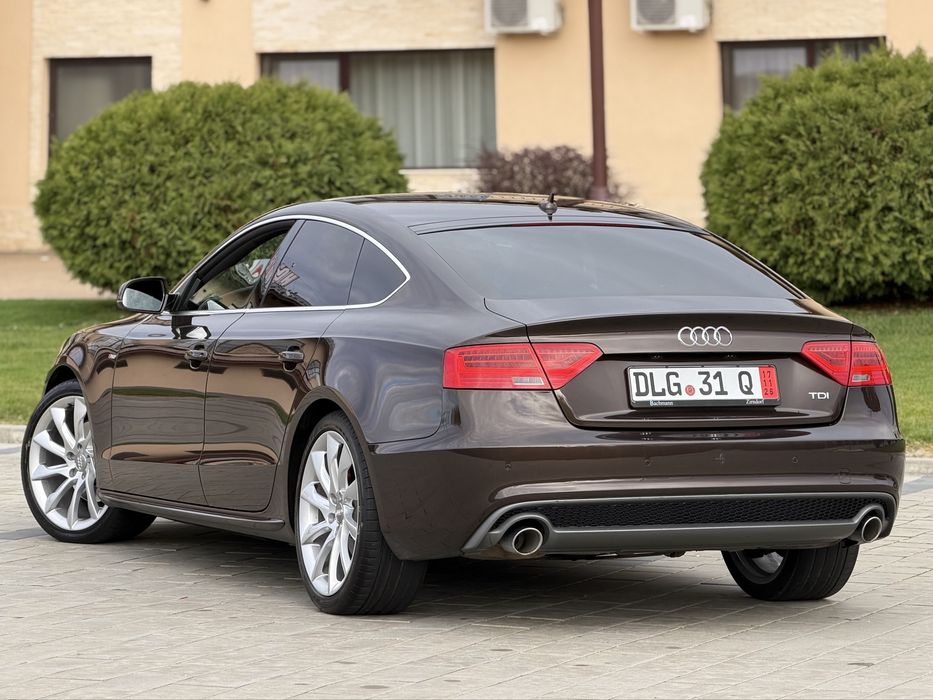 Audi A5 “ 3x S-Line / Sport-Back “ Alcantara, Bang&Olufsen,Full Led, Navigație Mare,Start/Stop, MokkaBrown,Difuzor bară “ TOP