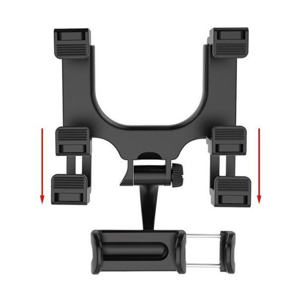 Стойка за телефон 3520-1 върху огледалото за обратно виждане на автомо