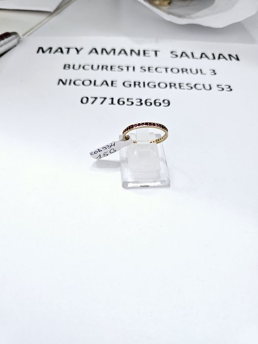 Vand inel dama din aur 14 k 1.5 g cod 934