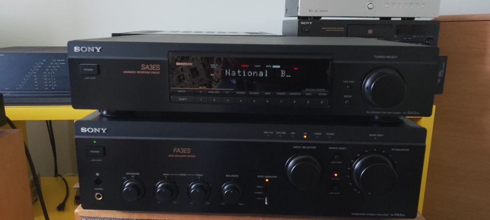 Amplificator Sony TA-FA 3 es și Tuner Sony ST-SA 3 es