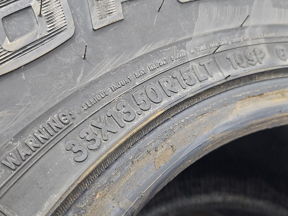 Toyo open country 33x13.5R15