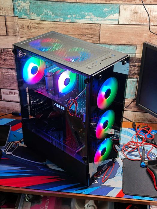 Pc i7 7700, 16 ram, gtx 1650 4gb, ssd +HDD, calculator unitate gaming