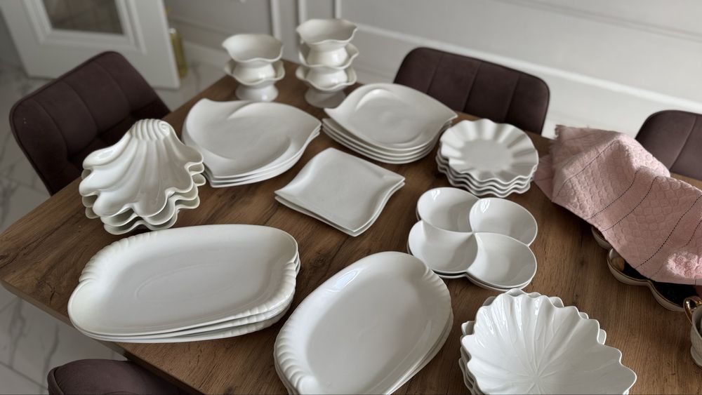 Посуда белая керамика