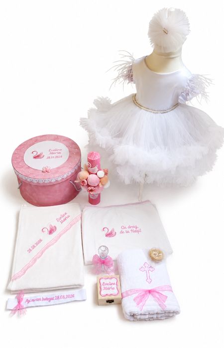Trusou botez personalizat pentru fetite