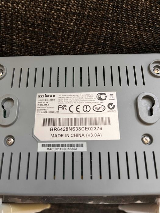 Безжичен рутер Edimax BR-6428nS v2, 300Mbps