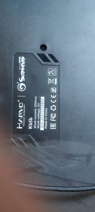 Tastatura gaming marvo scorpion k656