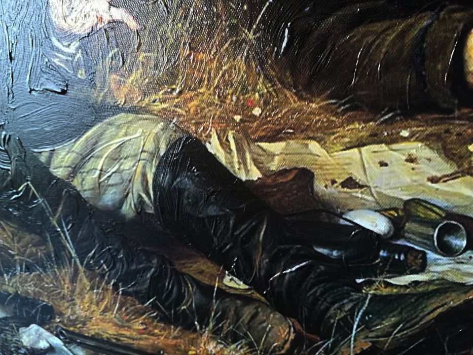 Картина Репродукция на Василий Перови-Ловци Ръчен релеф