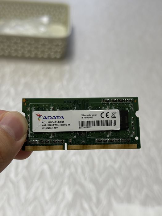 Оперативная память ADATA 4 ГБ DDR3L для ноутбука