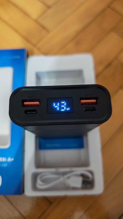 Нова външна батерия A+ с бързо зареждане 18W,20000 mAh,Quick Charge3.0