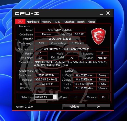 Геймърски компютър Ryzen 7 3700X / 3060 TI / 16GB / 512GB SSD