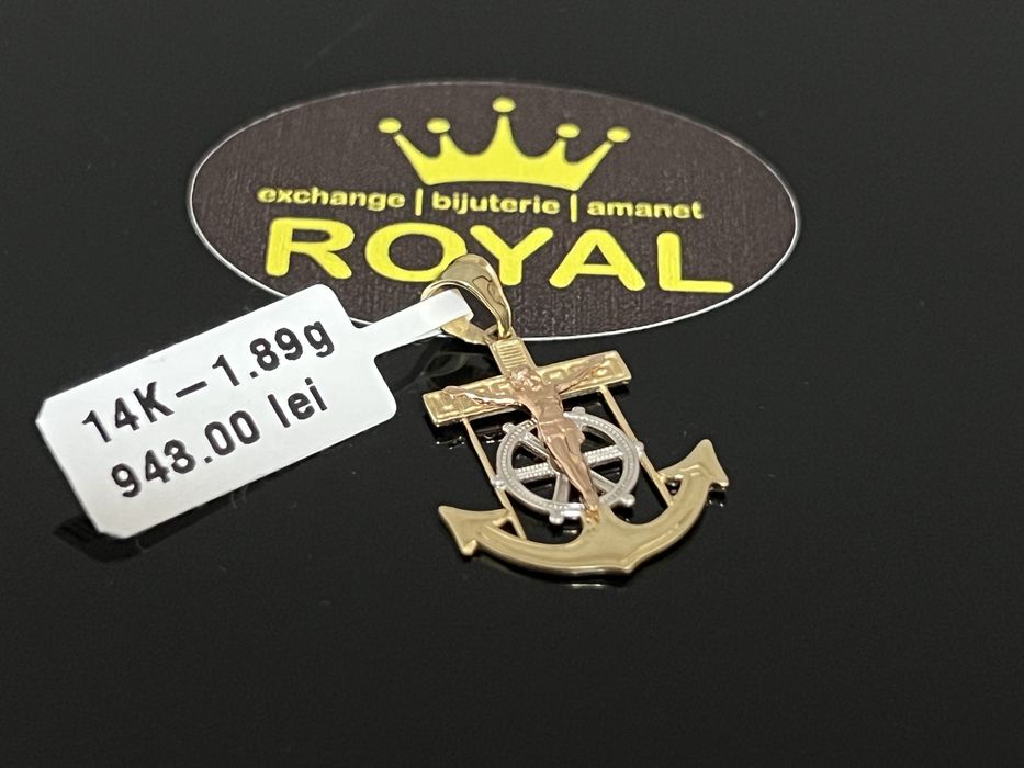 Bijuteria Royal CB : Pandantiv aur 14K 1,89 grame