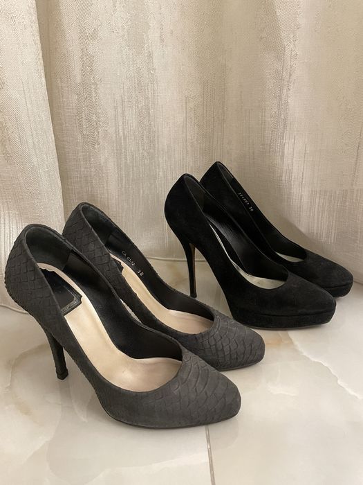 Каблуки серые dior, черные gucci (все оригинал)