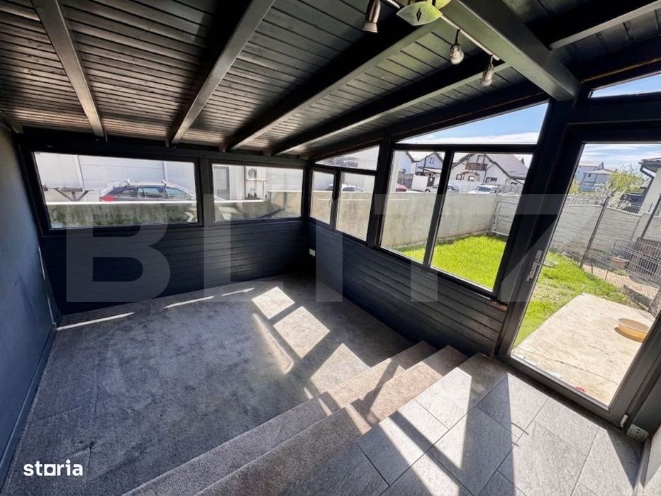 Apartament tip studio, 35.70 mp+93mp curte privata, zona Magnolia