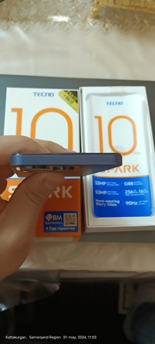 Tecno spark 10 Pro telefon ideal top tozza xotira 256 ga 16+8 garantiy