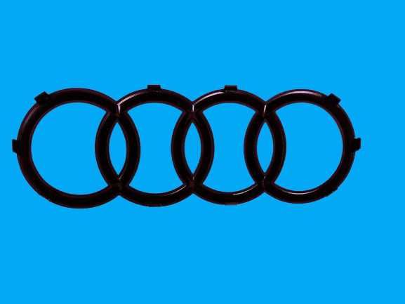 Емблема за Audi/Ауди, Черна