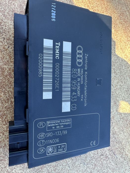 Комфорт модул Audi A4 B6 B7