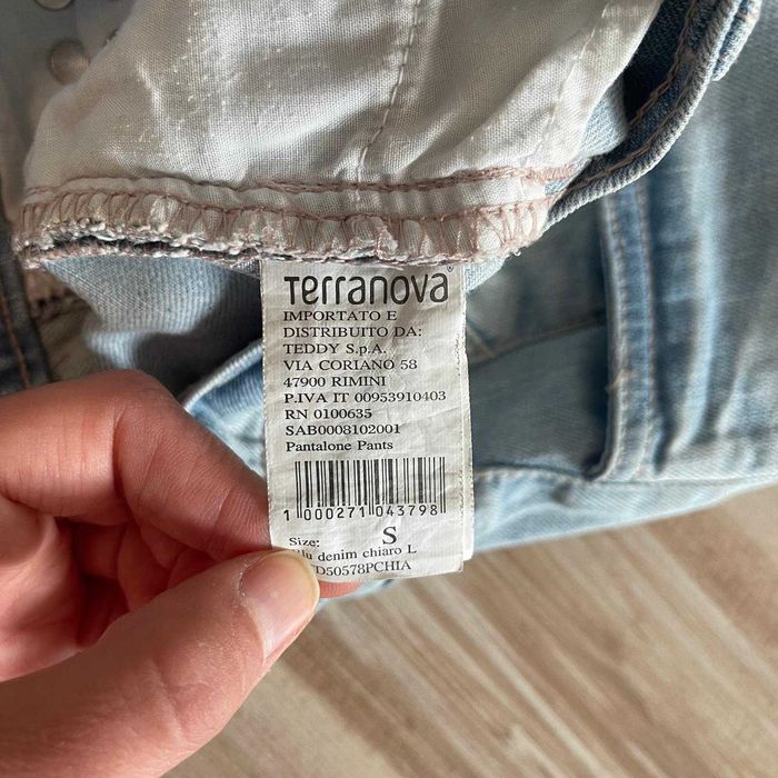 Pantaloni scurti Terranova dama marimea S, denim deschis, cu tinte