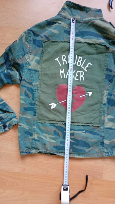 jacheta  denim, unisex, 10-12 ani