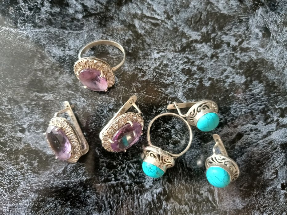 Ювелирные изделия наборы 925пр серебро