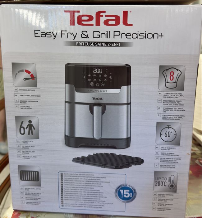 Air Fryer Tefal Easy Fry&Grill 2in1 air fryer EY505D15, 1400W, 4.2L
