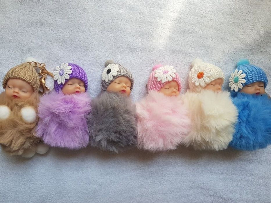 Ключодържател пухкаво бебе с име