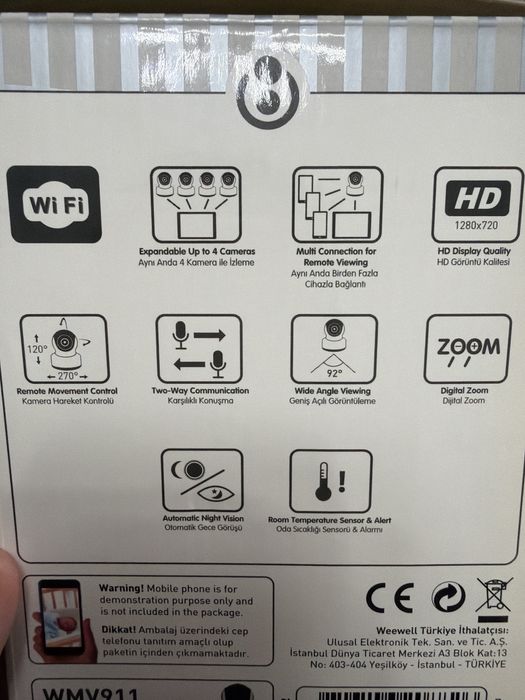 Видионяня Weewell “sphera wi-fi Camera