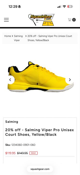 Кроссовки Salming