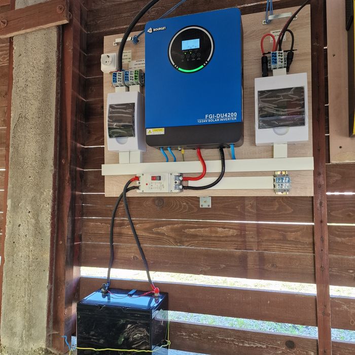Sistem solar fotovoltaic ieftin și gata pregătit de utilizare de