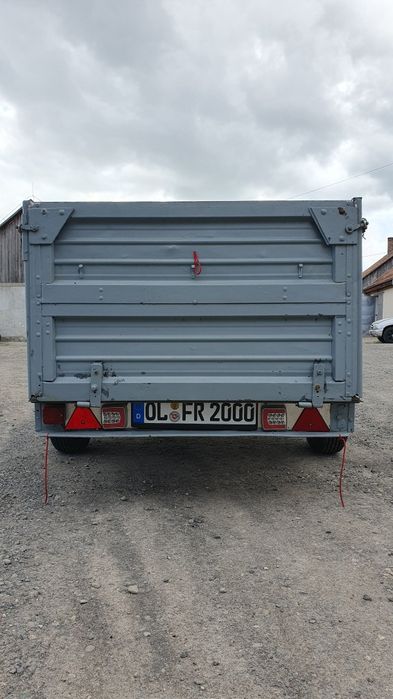 •Vînd o remorcă HEİNEMANN 1200 Kg reclasificată la 750 Kg•