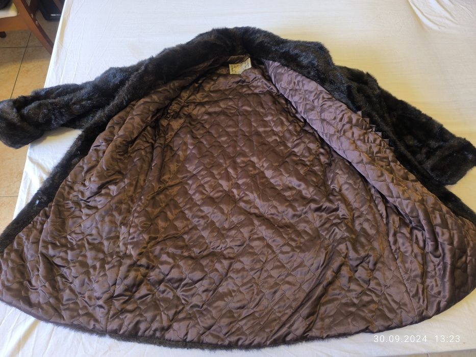 Дамско палто от изкуствена кожа