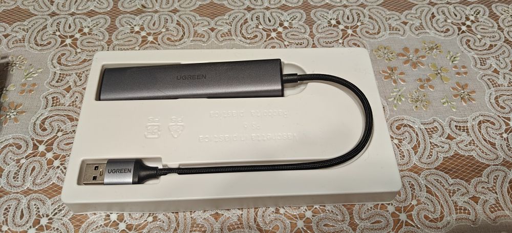 Usb hub + ethernet 1Gbps