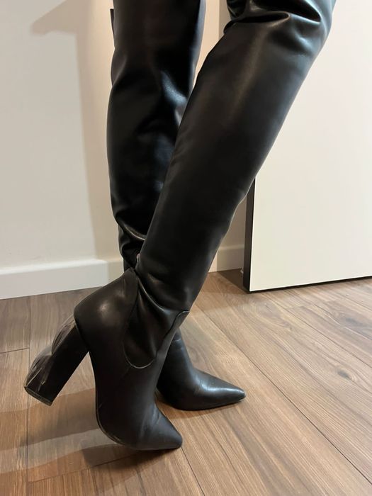 Ботфорты кожа размер35-36