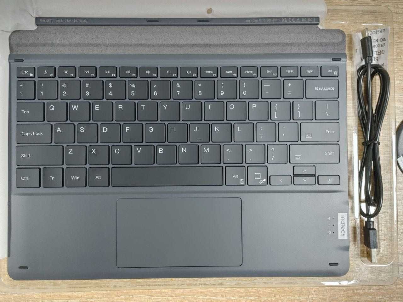 Bluetooth клавиатура Inateck для Surface Pro 9, 8, X c подсветкой: 100 ...