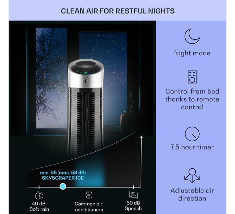 Turn cu aer și apa Klarstein cu telecomandă