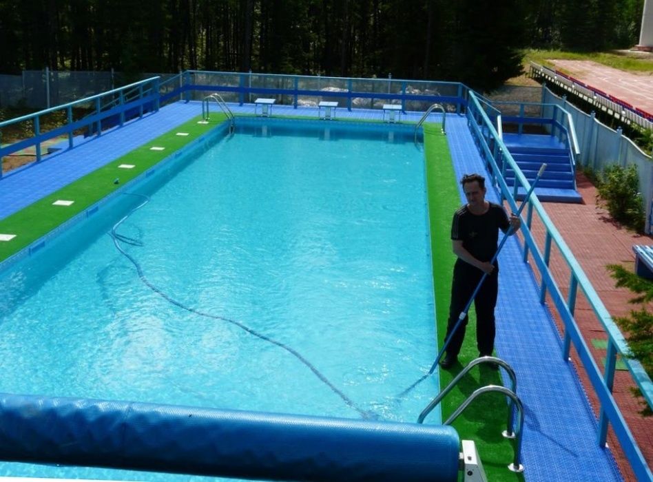 Обслуживания стационарных и общественных бассейнов