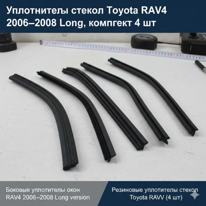 Уплотнители для боковыхстекол Тоyota Rav4