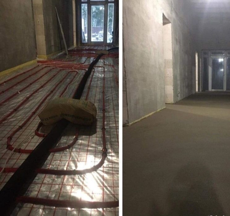 Пол сухой стяшка стяшка пол