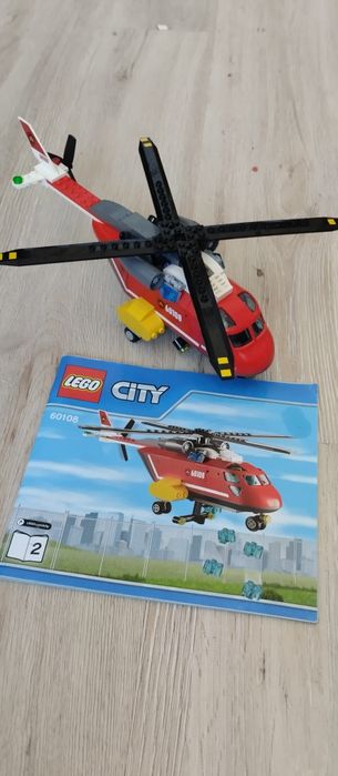 Лего пожарный вертолет